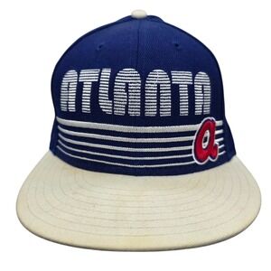 Atlanta Braves New Era 59FIFTY Fitted Baseball‎ Cap Hat Cooperstown Men's 7 3/8